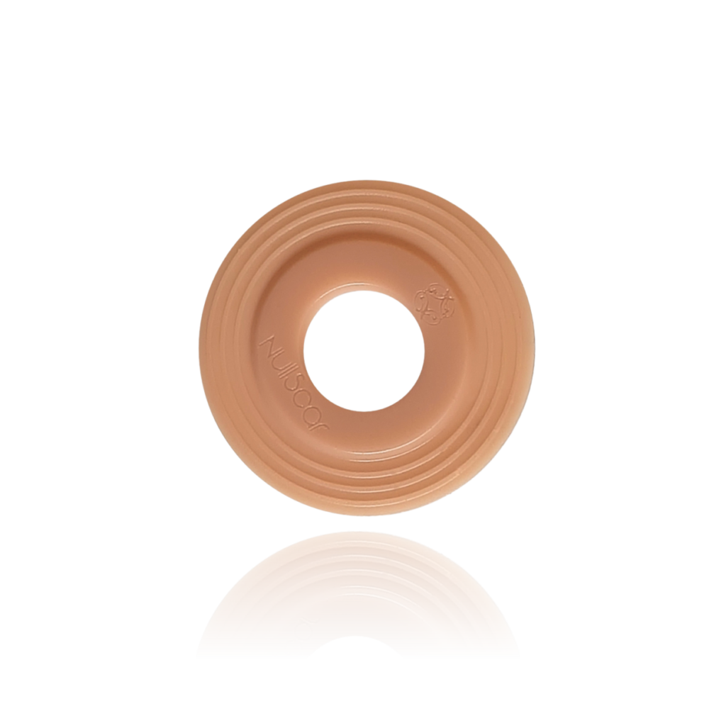 Brinquedo de silicone em forma de disco rosa claro