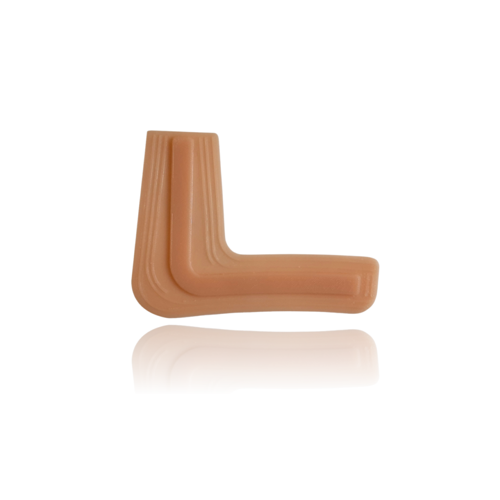 Suporte em silicone em forma de L para móveis